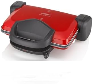 AR2009 Sultane Granite Izgara Ve Tost Makinesi, 1800 W, Paslanmaz Çelik, Kırmızı
