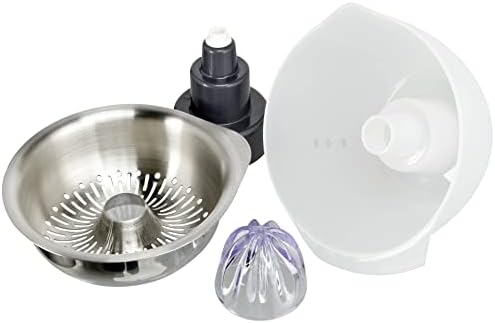 Narenciye Sıkacağı Aparatı AT312 - Mutfak Şefi Aksesuarı, 600 ml Yüksek Hız Çıkışı, Paslanmaz Çelik (Tüm Chef Mutfak Makineleri İçin Uygun)