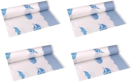 4 Adet Denzici Desenli Kağıt Masa Örtüsü (64 Masalık)