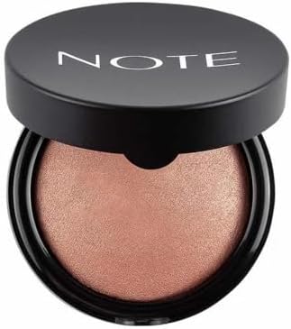 Note Baked Blusher 02 Vintage Pink Işıltılı Fırınlanmış Toz Allık