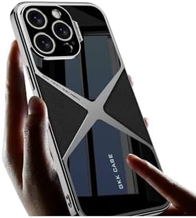 - 14 Pro Max Kılıf – X-Pro Şok Emici, Deri Arka Yüzeyli, Kamera Koruyucu Ultra İnce Kapak