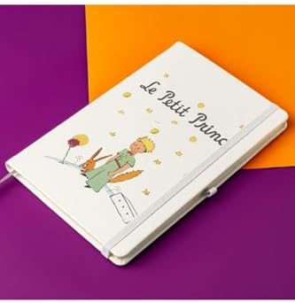 Küçük Prens Tasarımlı Çizgili Not Defteri 13 Cm X 21 Cm Ölçülerinde, 100 Yaprak