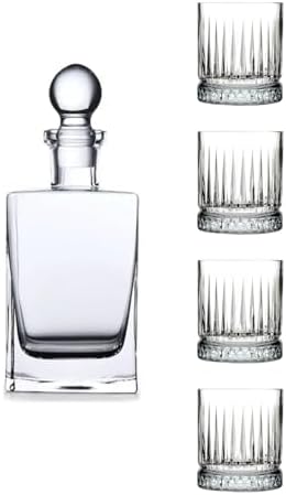 Viski Şişe Bardak Seti (90321x1-520004x4) 90321520004