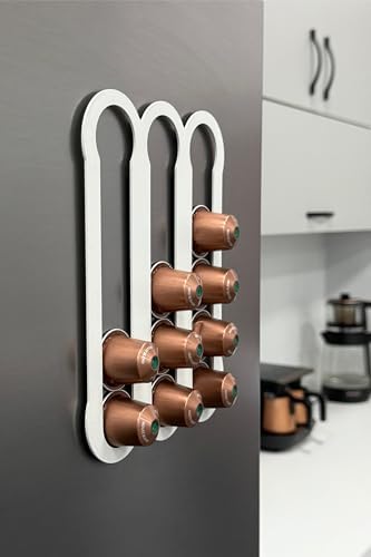 Uyumlu Metal Kahve Kapsül Tutucu Mıknatıslı Kapsül Düzenleyici