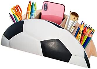 Akıllı Karınca Ahşap Futbol Topu Masaüstü Kalemlik Kalem Kutusu Organizer