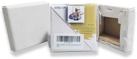 10x10 cm Öğrenci Tuval Seti 4 Adet Mini Tuval