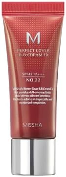 MISSHA Mükemmel Kapatıcılık Sunan Çok Fonksiyonlu M Perfect Cover BB Cream Ex SPF42 PA+++ No.22 (20ml)