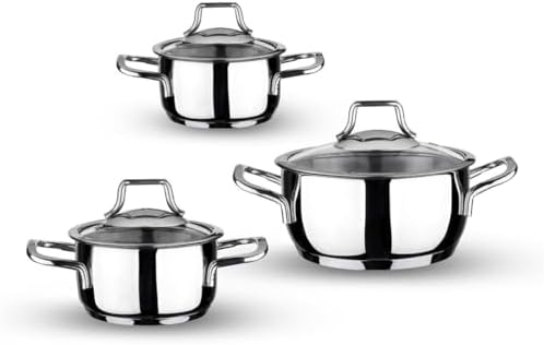 Topline 6 Parça Mini Tencere Seti 12-14-16Cm