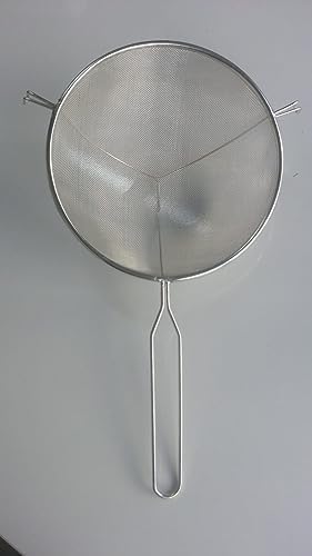 5DM-Destekli Metal Saplı Kalaylı Un - Süt - Şeker - Bakliyat Süzgeci 22 Cm