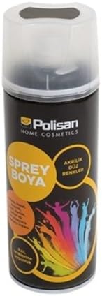 Akrilik Sprey Boya Parlak Siyah (Ral9005) 400 Ml