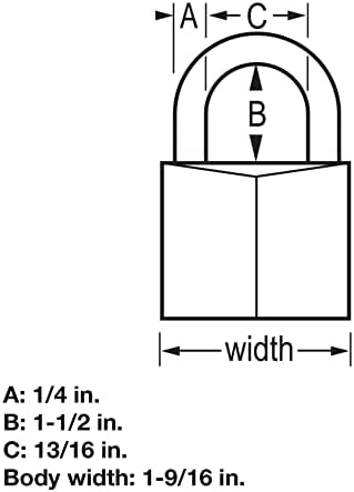 141TLF Kaplamalı Alüminyum Asma Kilit Anahtarlı, 2'li Paket Anahtarlı
