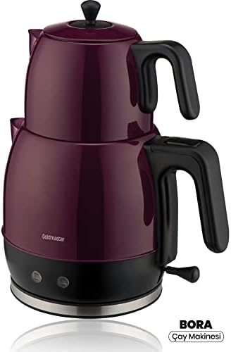 2200 Watt Xl Damlatmayan Ağız Tasarımlı Paslanmaz Çelik Çay Makinesi Ve Su Isıtıcısı