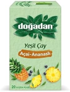 Yeşil Çay Açai Ananaslı Bardak Poşet Çay x 4 Adet