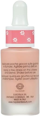 Naj Oleari, NO Dreamy Cheek Liquid Blush 01, Allık, Açık Pembe