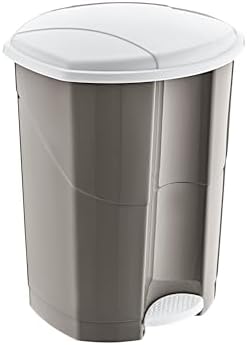 18 LT Pedallı Çöp Kovası (10191) BEJ