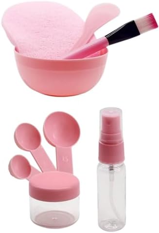 Busstier Kendin Yap Yüz Maskesi Karıştırma Aleti Seti 9 Parça DIY Yüz Maskesi Hazırlama Kabı Seti