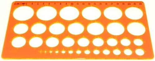 Hatas Daire Şablon Cetvel 1-36