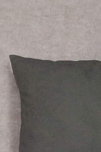 43X43 Cm Koyu Gri Kırlent Kılıfı Dekoratif Kadifemsi Etnik Inta-702