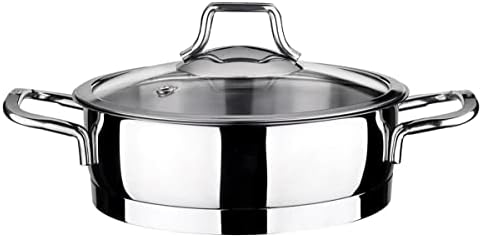 Vita 18Cm Cam Kapaklı Çelik Sahan