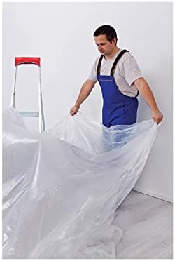 2 Adet Eşya Koruma Örtüsü Hışır Örtü Boya Badana Örtüsü 30 M²