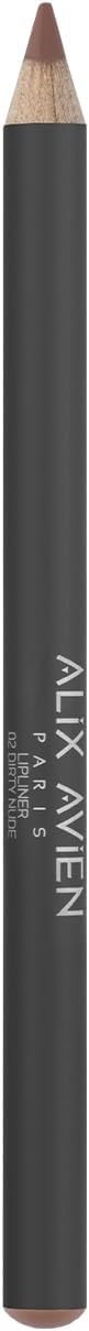 ALIX AVIEN Uzun Süre Kalıcı Dağılma Yapmayan Nemlendirici Dudak Kalemi - Lipliner Pencil 02 Dirty Nude