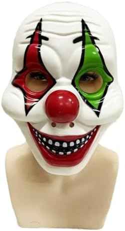 Halloween Maske Palyaço Kırmızı Yeşil