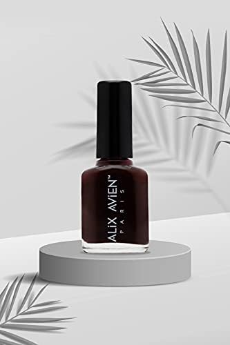 ALIX AVIEN Bordo Oje 22 - Yüksek Pigmentli Uzun Süreli Kalıcılık Hızlı Kuruma - Nail Lacquer 22