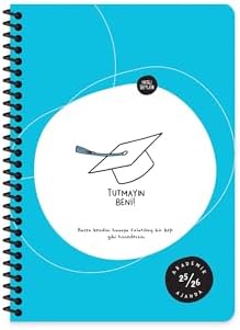 A5 Spiralli Akademik Ajanda - Tutmayın Beni