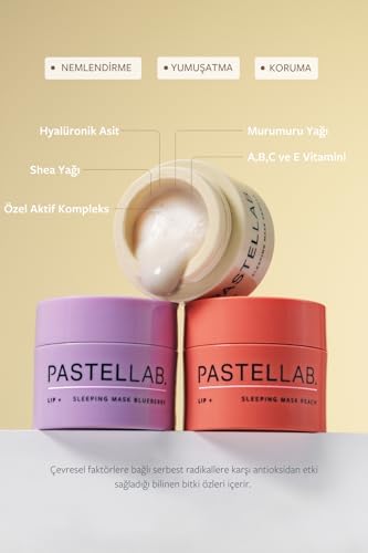 Pastel Pastellab. Lip Sleeping Mask - Dudak Bakım Maskesi Blueberry 10 gr