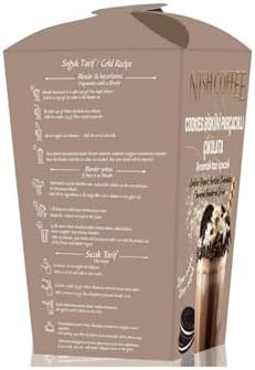 Nish Cookies Bisküvi Parçacıklı Çikolata Aromalı Toz İçecek 250 Gr