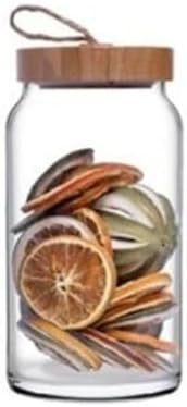 Woody Bamboo Kapaklı Kavanoz 1130cc - 2 Adet