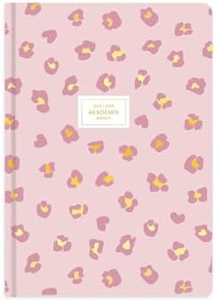 17 * 24 Ciltli Akademik Ajanda - Pembe Leopar