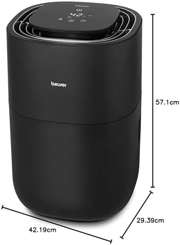 LB 200 hava nemlendirici, enerji tasarruflu soğuk buharlaşma teknolojisi, hijyenik sabit hava nemlendirme, filtre kurutma fonksiyonu, 3 nemlendirme kademesi, yakl. 30 m²