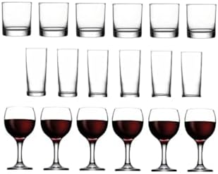 18 Parça Istanbul Viski Rakı Ve Şarap Bardağı Seti