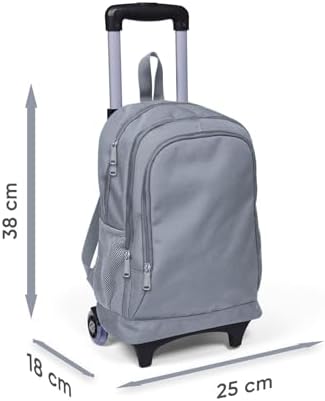 Işıklı Tekerlekli Pembe Mor Kaplumbağa Çekçek Okul Çantası - Kız Çocuk