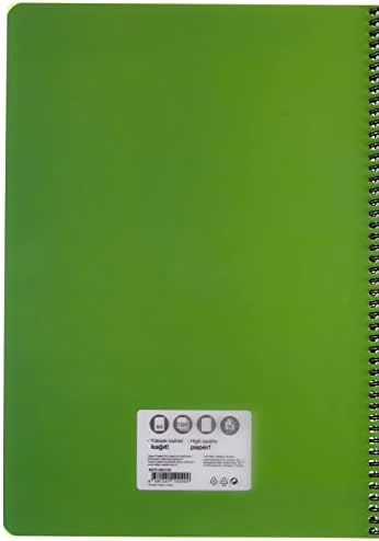 PP Kapak BiColor Spiralli 120 YP Düz