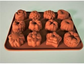 Çikolata Kalıbı Silikon Kahverengi ecmelNM426