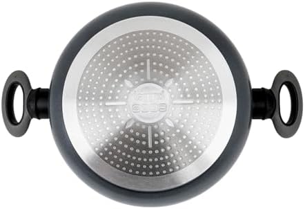 Titanium 26cm sığ tencere/gri