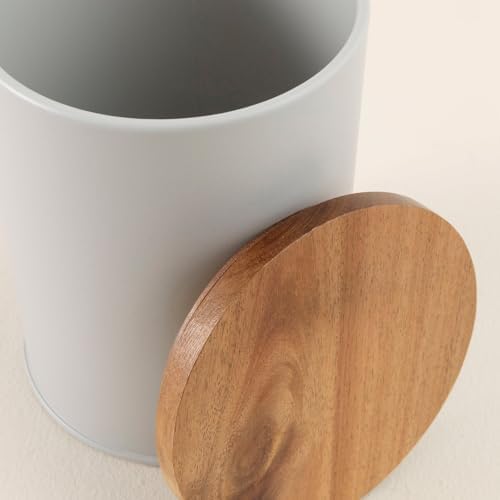 Agni Akasya Metal Kavanoz 16x14 cm