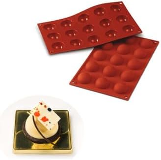 15'li Yarım Küre Silikon Kalıp Çok Renkli ecmelNM360