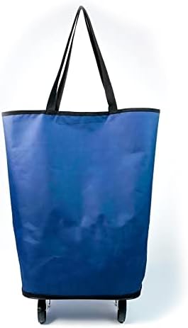 Katlanır Tekerlekli Alışveriş Çantası Pazar Arabası Pazar Çantası