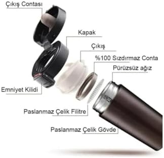 400ml Lisanslı Çift Katlı Paslanmaz Çelik Termos Mug 8 Saat Soğuk Hediye Kutulu