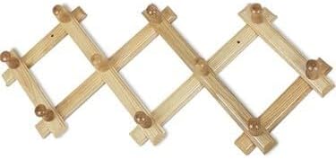 AHŞAP 10 KOLLU AKORDİYON DUVAR ASKISI (4172)