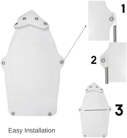 FDM Yanmaz Yapışmaz Ütü Teflonu- Elbise ve Kumaş Yakmayan Parlamayı Önleyen Slikonlu Plastik Ütü Altlığı-Ütü Tabanı