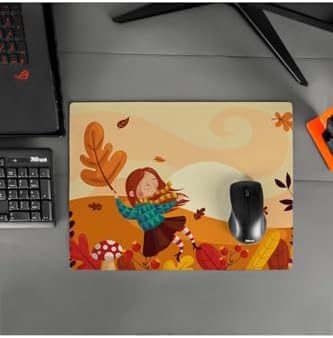 Arkadaşa Hediye Sonbahar Tasarımlı 40X30 Mousepad - Mouse Pad - Fare Altlığı - Mouse Pad