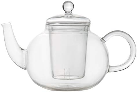 1107037 çaydanlık, ısıya dayanıklı cam, şeffaf, 13 x 17 x 15 cm
