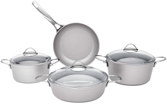 Vilma Gri 7 Parça Tencere Seti