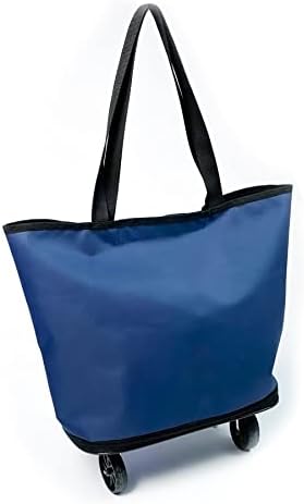 Katlanır Tekerlekli Alışveriş Çantası Pazar Arabası Pazar Çantası