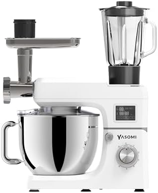 1511bml Led Ekranlı Kıyma Çekme Aparatlı Stand Mikser Mutfak Şefi (beyaz)