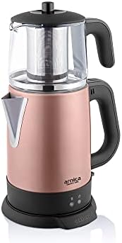 IH33200 Demli Stil Rose Cam Çay Makinesi